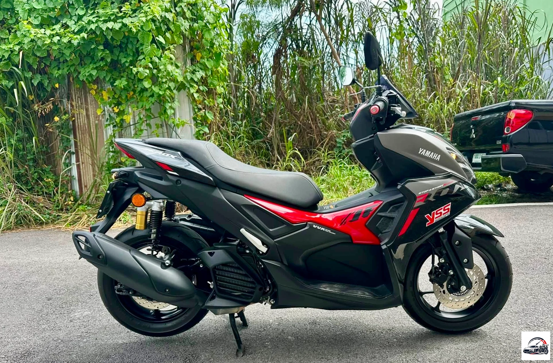 Yamaha Aerox 155 ABS 2026 Dark Grey Red