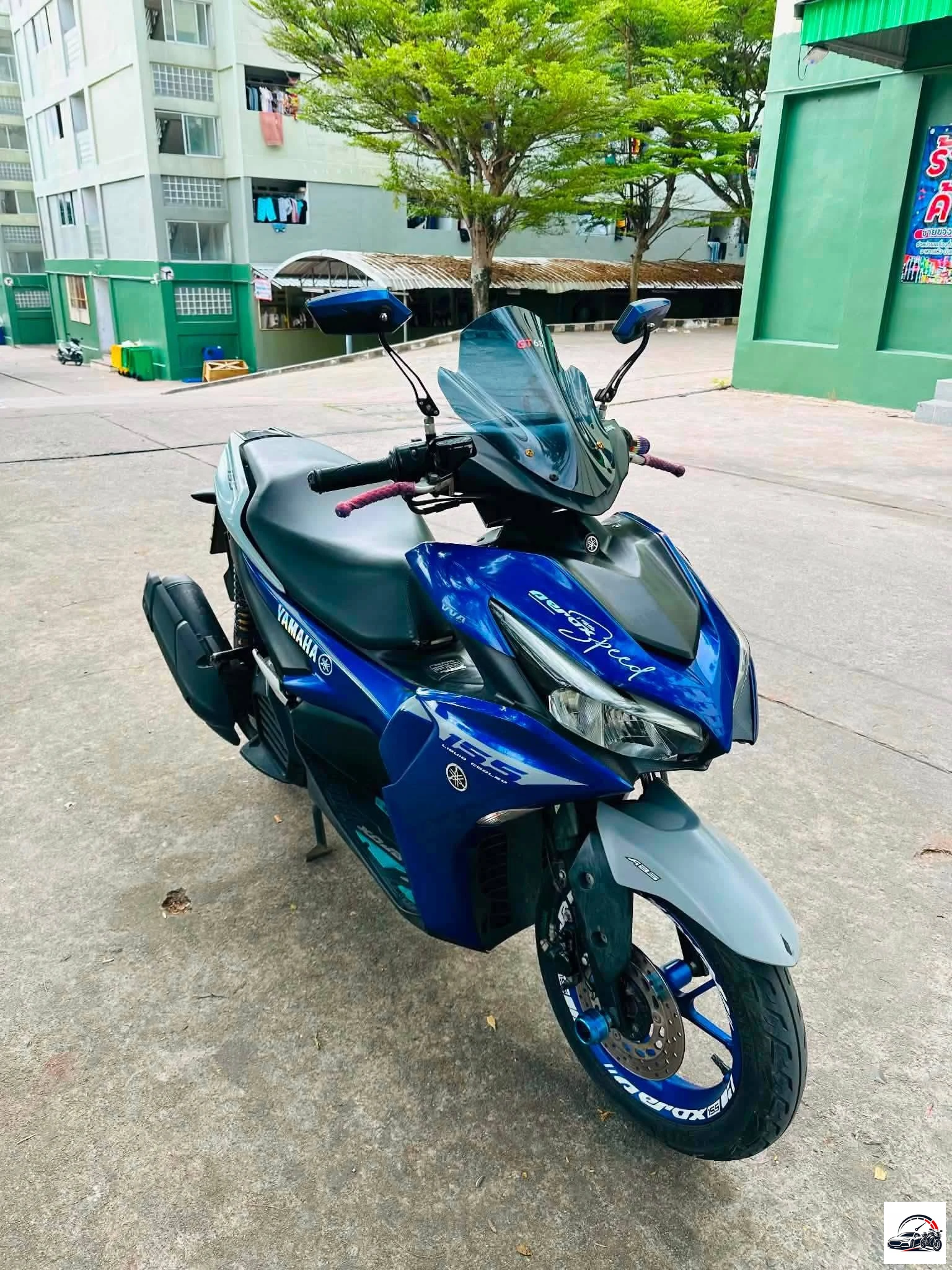 Yamaha Aerox 155 Smart Key 2021 Blue/Grey